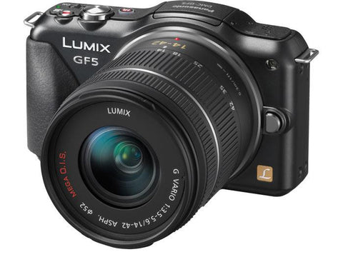 Panasonic Dmc-gf5kk Rb Lumix Gf5k 12.1 Megapixel Compact System - Refurbished