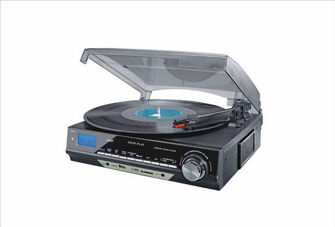 Techplay Odc18-bs Retro Classic 3-speed Turntable W-sd USB, Mp3 - NEW