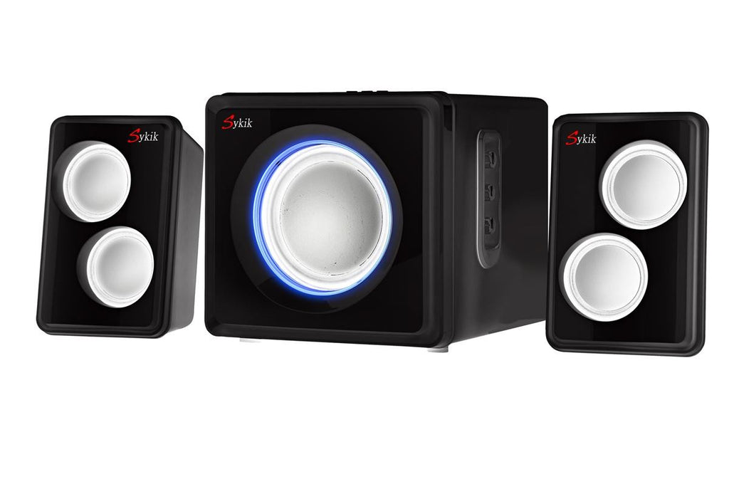 Sykik SP0232BK Bluetooth Stereo System, Black