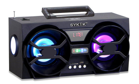 Sykik SP2091BT, Bluetooth Boombox With Sd-mmc-usb, Fm Radio, Bui - NEW