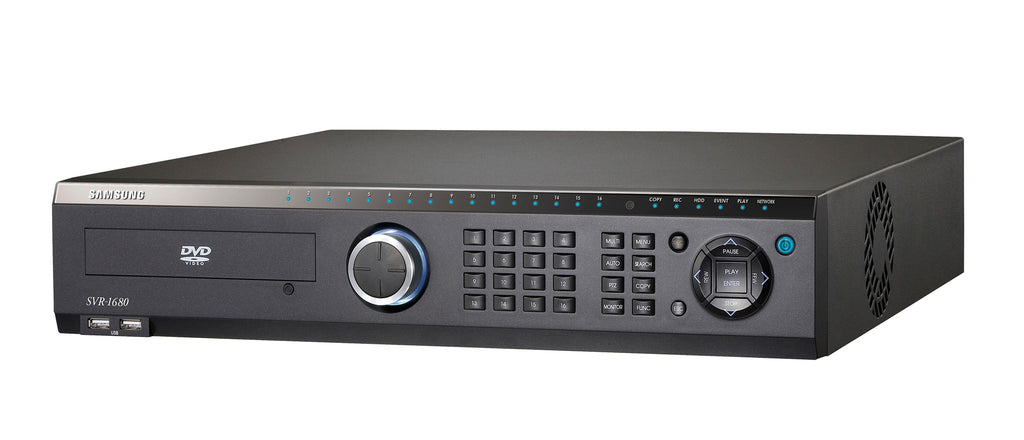 Samsung SVR-1680 RB 500GB  - 16 Channel Premium DVR, - Refurbished